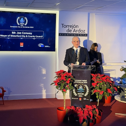 Waterford officially recognised as European City of Christmas 2024 at ceremony in Madrid